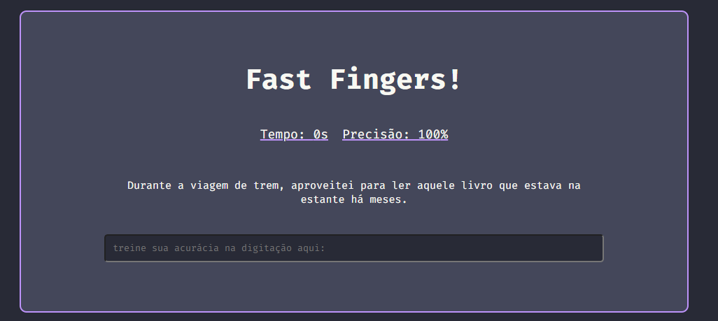 Preview Fast Fingers