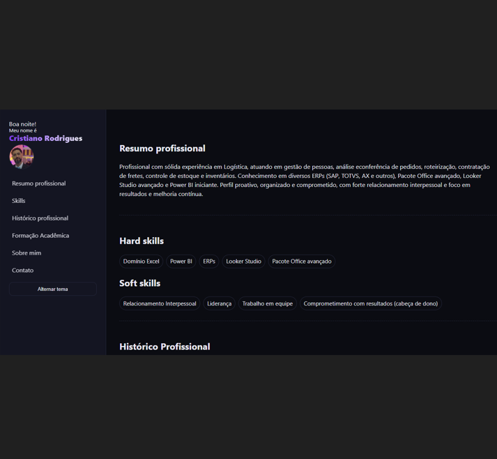Preview Portfólio - Logística